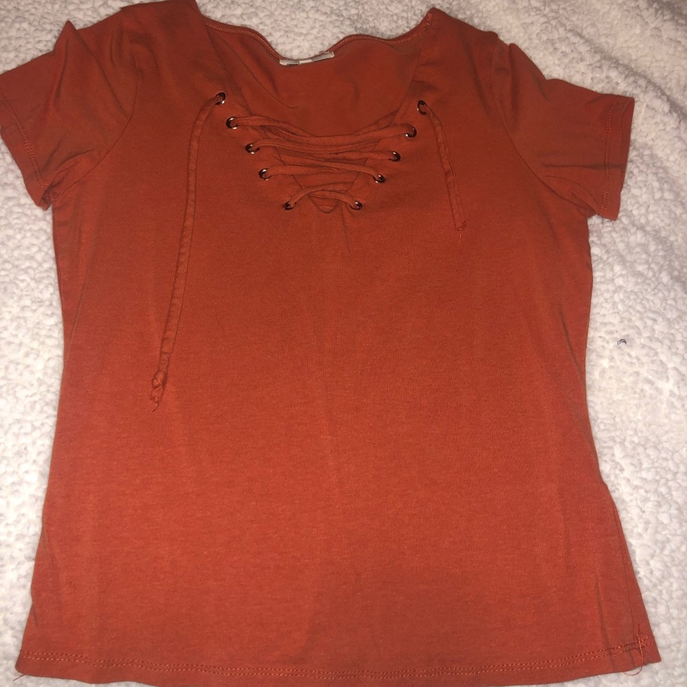 Criss Cross front Shirt